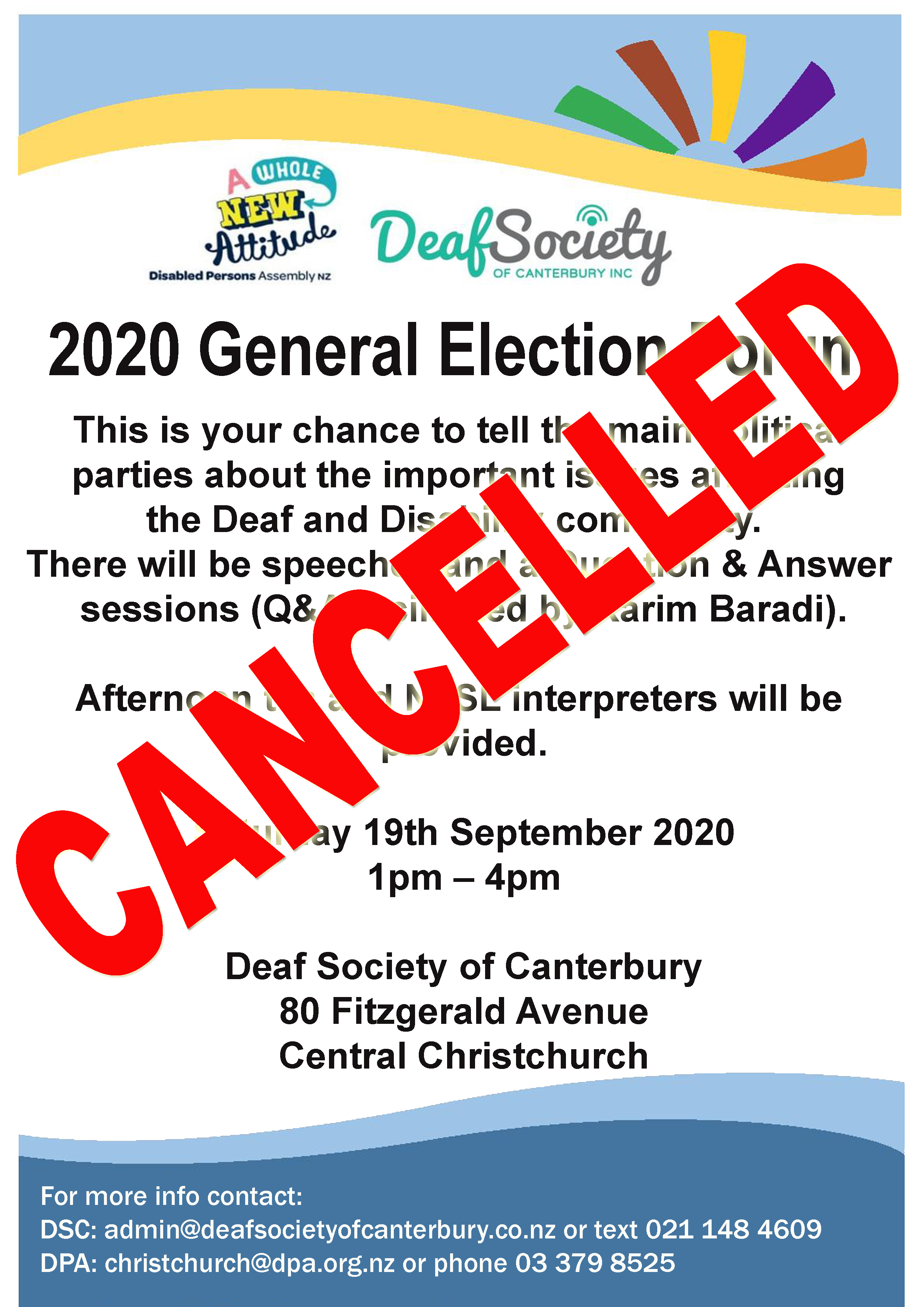 2020 General Election forum