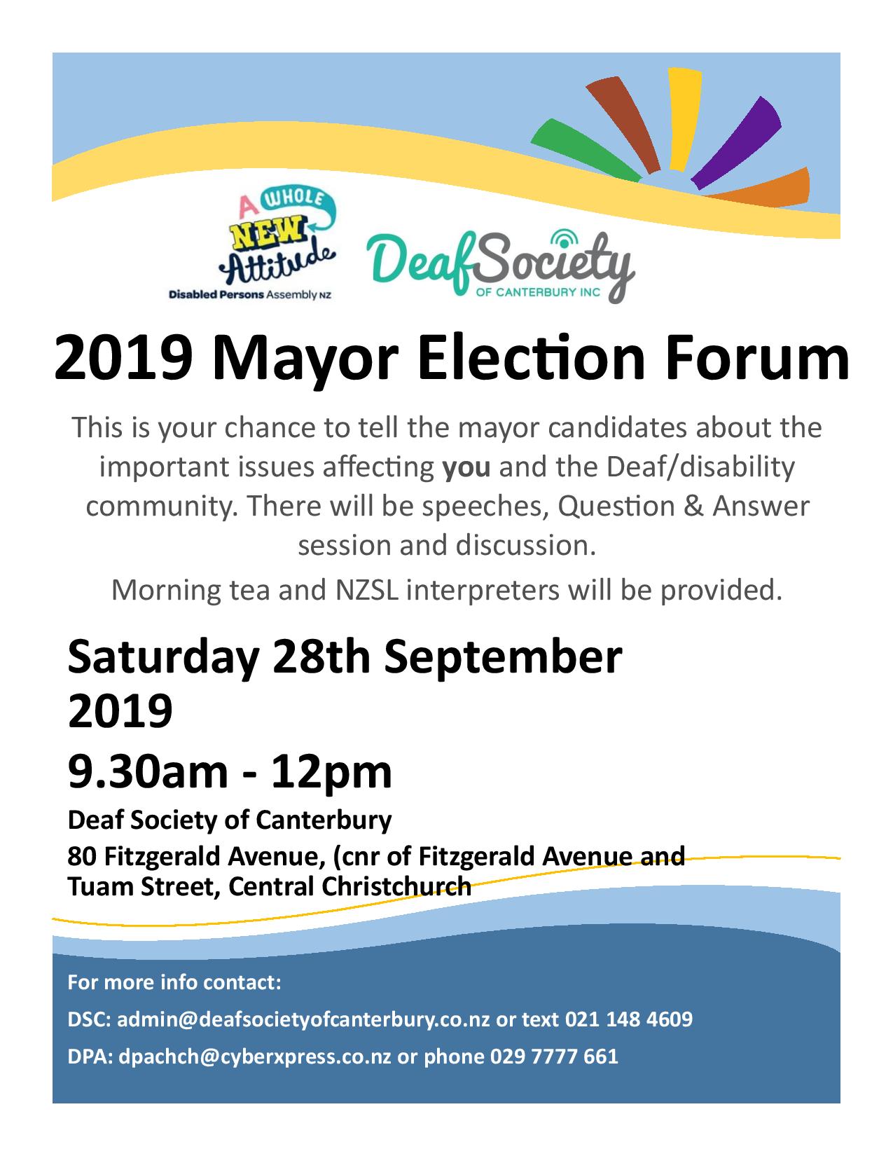 DPA and DSC Mayor election flyer 2019 page 001
