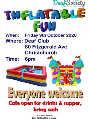 Inflatable update October 9