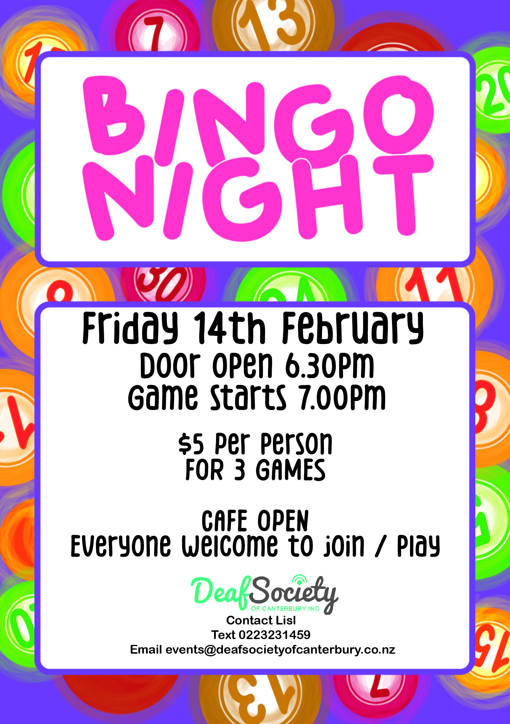 Bingo Feb 25 01