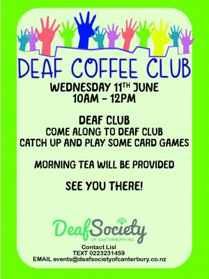 Deaf Community club June